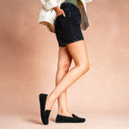 Driving Loafer | Black Suede