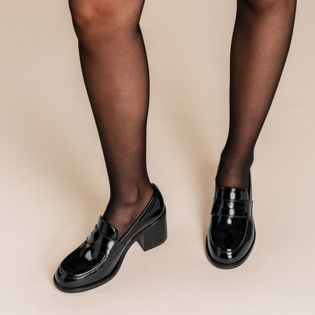 High Heel Penny | Black