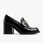 High Heel Penny | Black & Gold