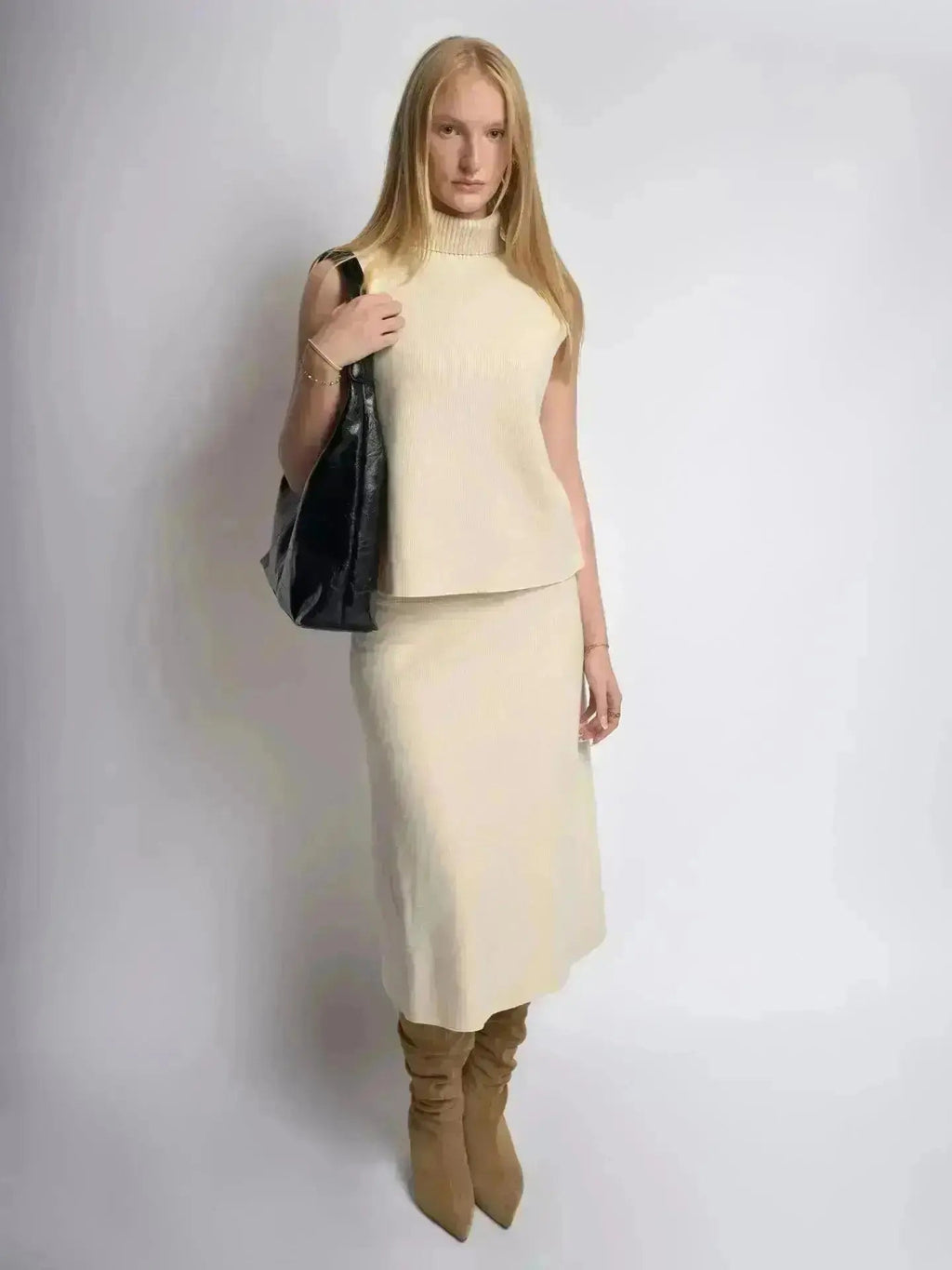 Scarlett Distressed Leather Tote