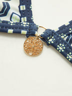 Patterned Halter Bikini Set