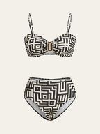 Geometric Print Bikini Set