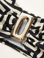 Geometric Print Bikini Set