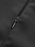 Belted Mock Neck Wide-Leg Jumpsuit