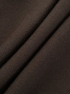 Cinched Waist Knit Shirt Dress