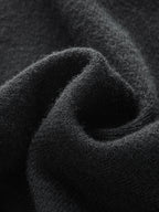 Lace Trim Back Slit Knit Sweater