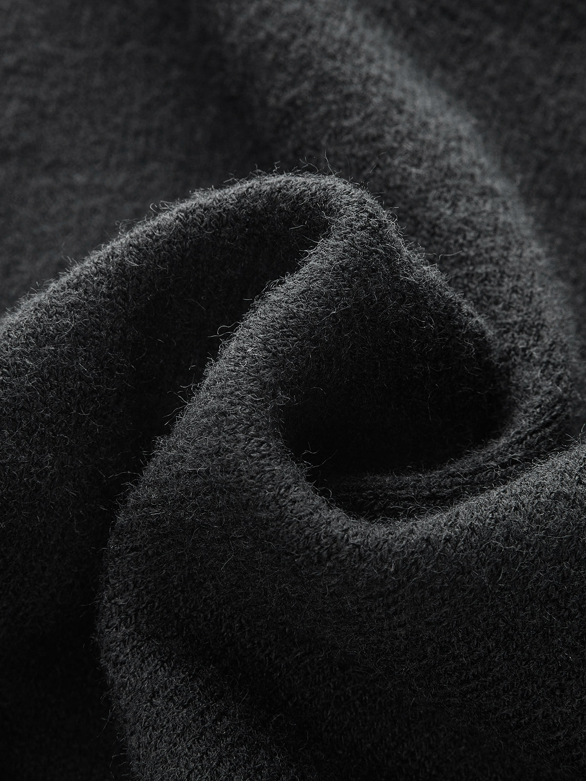 Lace Trim Back Slit Knit Sweater