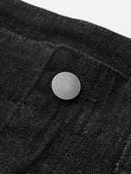 High-Waist Denim Wide-Leg Jeans