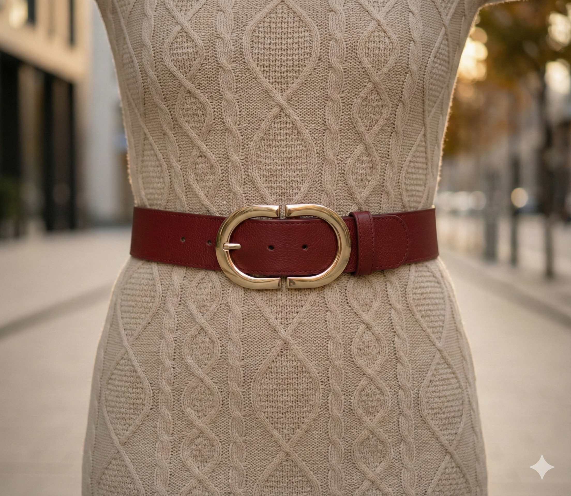 The Heritage Gold Buckle Belt