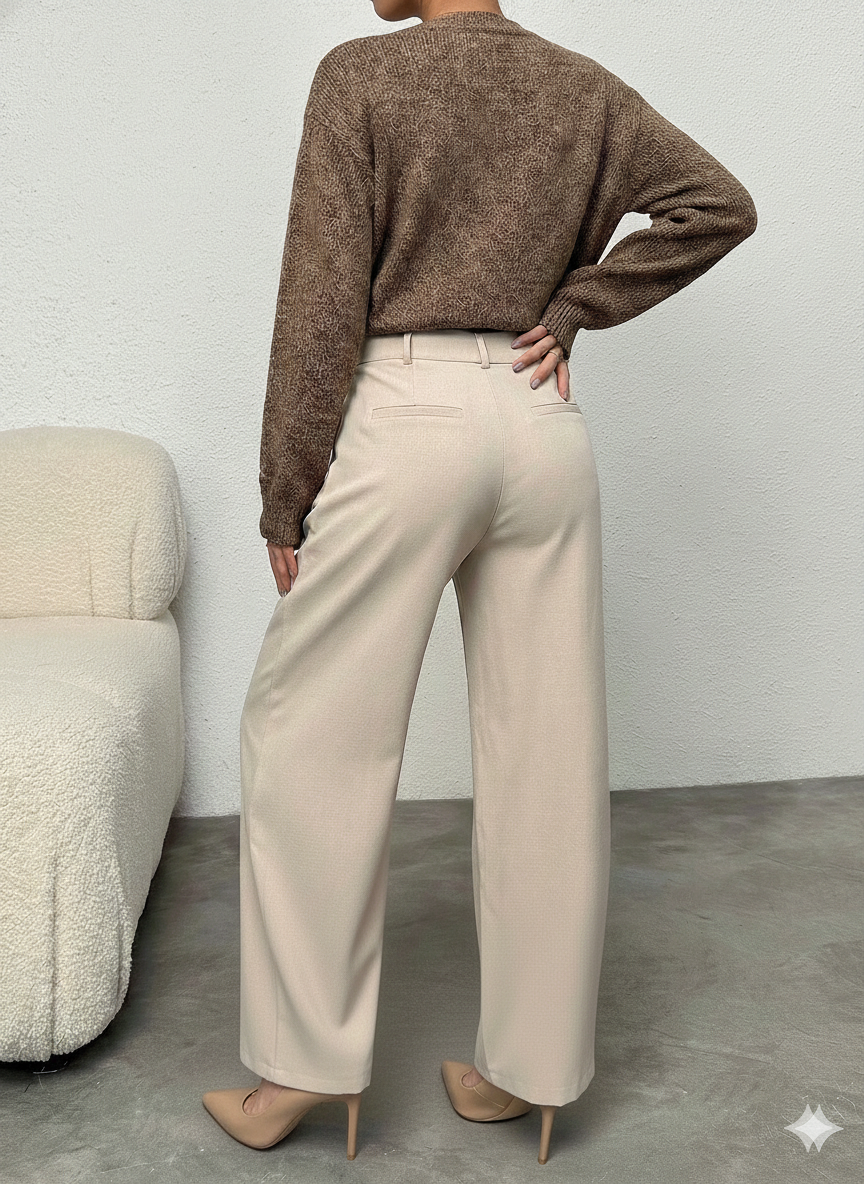 Wide Leg Trousers Casual Comfortable Loose
