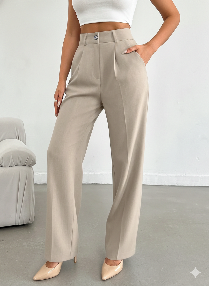 Wide Leg Trousers Casual Comfortable Loose