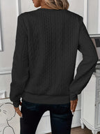 Textured Zipper Sweatshirt – Stylish & Comfy