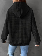 Waffle Knit Hoodie
